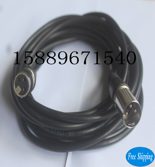 Free Shipping 3 Pins Signal Connection DMX Cable For Stage Lighting